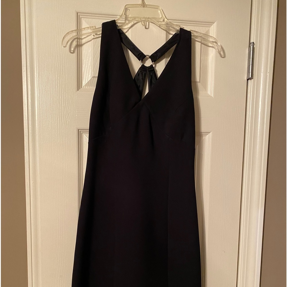 Black cocktail dress. Size 8 petite.